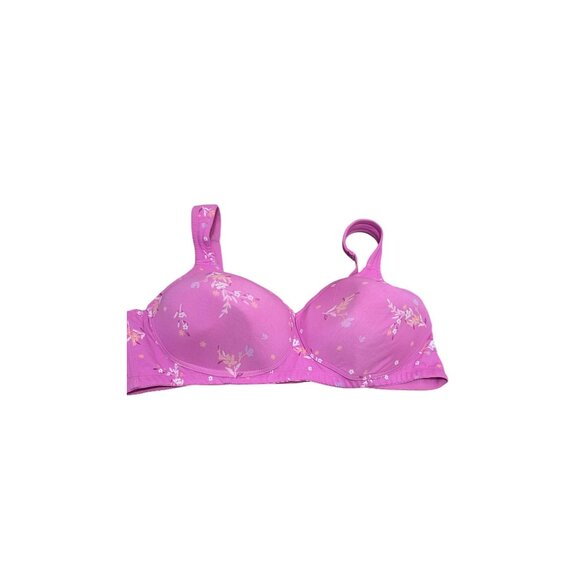 Comfort Choice Soft Floral Full Size Print Bra 44B - Picture 1 of 6